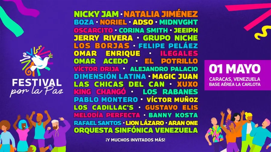 invitados al festival por la paz 60133 - Propuestas musicales
