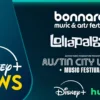 Disney+ y Hulu llevan los festivales al sofá: la nueva era del streaming musical en vivo.