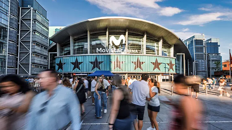 movistar arena fachada - Propuestas musicales