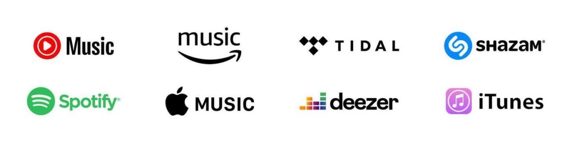 popular music platforms logos free vector - Propuestas musicales